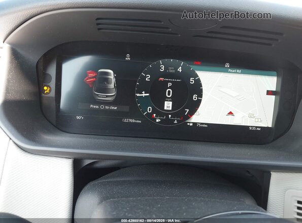 SALRT4EU2N2459133 2022 LAND ROVER DISCOVERY White Widok tylnych siedzeń