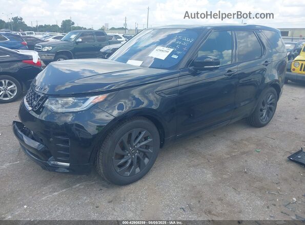 SALRT4EUXN2457078 2022 LAND ROVER DISCOVERY Black წინა მარცხენა ხედი სამი მეოთხედიდან