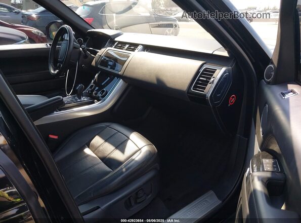 SALWR2RE8KA828197 2019 LAND ROVER RANGE ROVER SPORT Black Front interior view