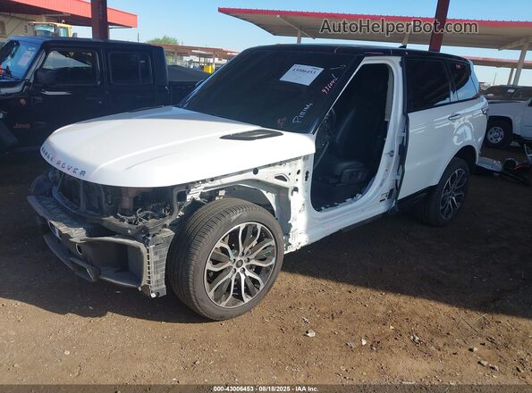 SALWR2SU8NA219634 2022 LAND ROVER RANGE ROVER SPORT Белый Передняя левая четверть