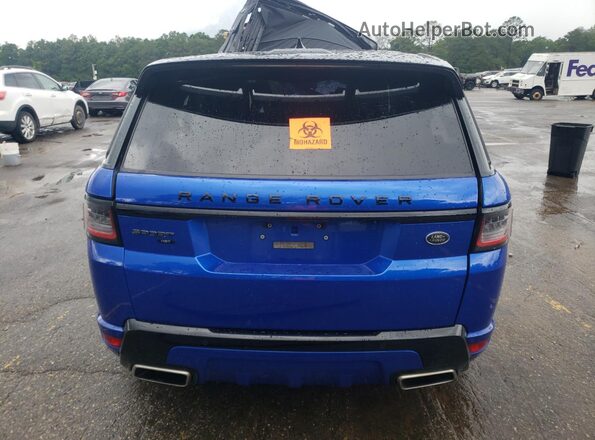 SALWS2RUXMA788431 2021 LAND ROVER RANGE Blue Вид ззаду