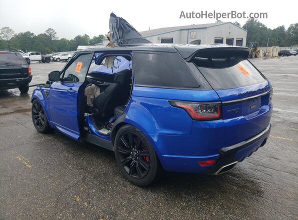 SALWS2RUXMA788431 2021 LAND ROVER RANGE Blue Задня ліва чверть