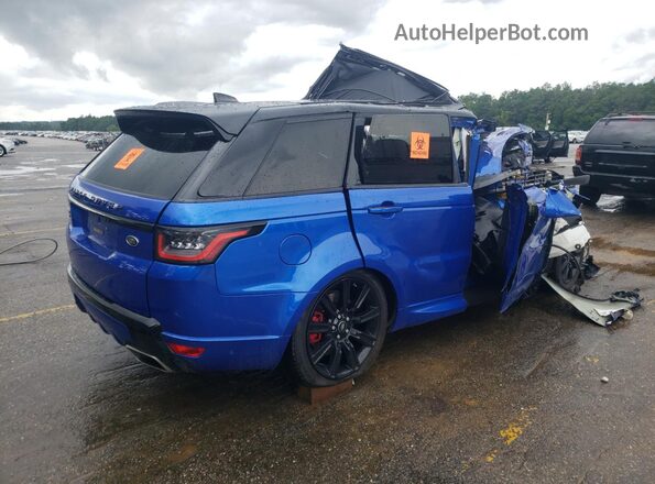 SALWS2RUXMA788431 2021 LAND ROVER RANGE Blue Задня права чверть