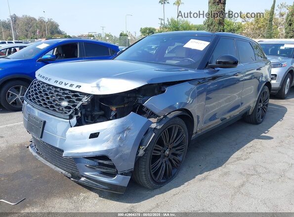SALYK2EX1LA238705 2020 LAND ROVER RANGE ROVER VELAR Gray Przód lewy