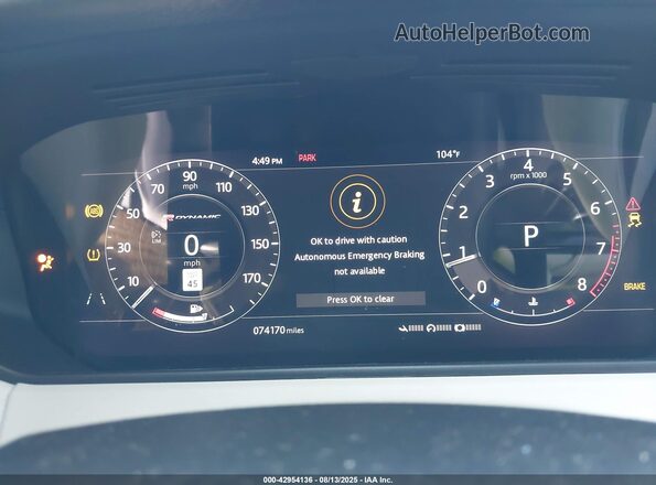 SALYK2FV7LA254520 2020 LAND ROVER RANGE ROVER VELAR White Հետևի նստատեղերի տեսք