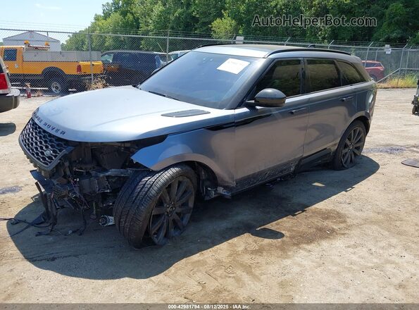 SALYL2EX2KA797868 2019 LAND ROVER RANGE ROVER VELAR Light Blue Передняя левая четверть