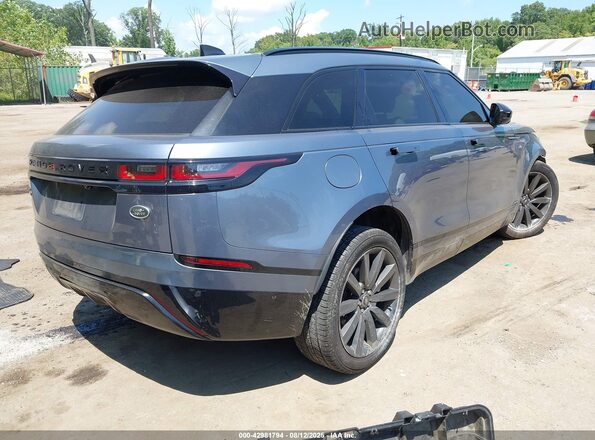 SALYL2EX2KA797868 2019 LAND ROVER RANGE ROVER VELAR Light Blue Задняя правая четверть