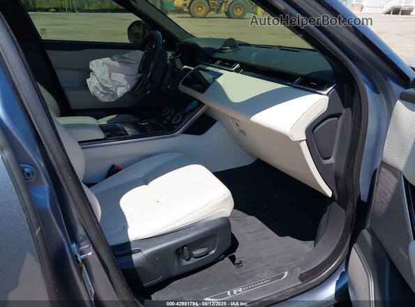 SALYL2EX2KA797868 2019 LAND ROVER RANGE ROVER VELAR Light Blue Вид салона спереди