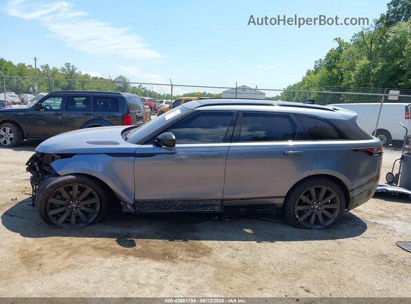 SALYL2EX2KA797868 2019 LAND ROVER RANGE ROVER VELAR Light Blue Вид задней части салона