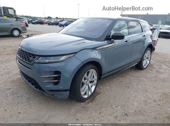SALZL2FX2LH007772 2020 LAND ROVER RANGE ROVER EVOQUE Blue Передня ліва чверть