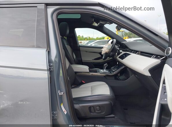 SALZL2FX2LH007772 2020 LAND ROVER RANGE ROVER EVOQUE Blue Вид салону спереду