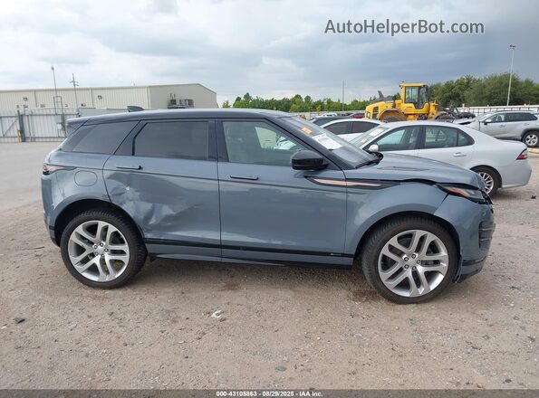 SALZL2FX2LH007772 2020 LAND ROVER RANGE ROVER EVOQUE Blue Вид задньої частини салону