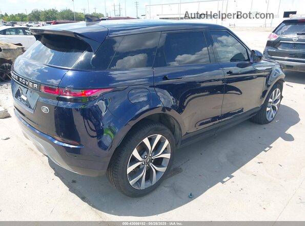 SALZP2FX4NH168518 2022 LAND ROVER RANGE ROVER EVOQUE Blue Հետևի աջ