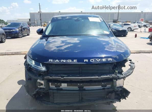 SALZP2FX4NH168518 2022 LAND ROVER RANGE ROVER EVOQUE Blue Սալոնի հետևի տեսք