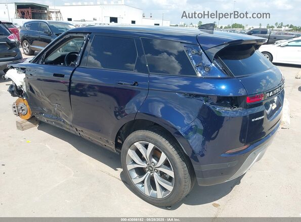 SALZP2FX4NH168518 2022 LAND ROVER RANGE ROVER EVOQUE Blue Հետևի ձախ