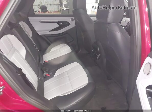 SALZT2FX9PH190013 2023 LAND ROVER RANGE ROVER EVOQUE Red VIN կոդի պիտակի տեսք