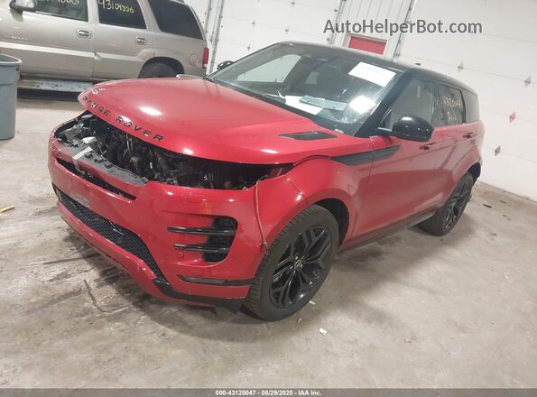 SALZT2FX9PH190013 2023 LAND ROVER RANGE ROVER EVOQUE Red Առջևի ձախ երեք քառորդ տեսարան