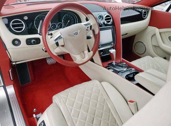 SCBFT7ZA4HC063556 2017 BENTLEY OTHER White Вид панелі приладів