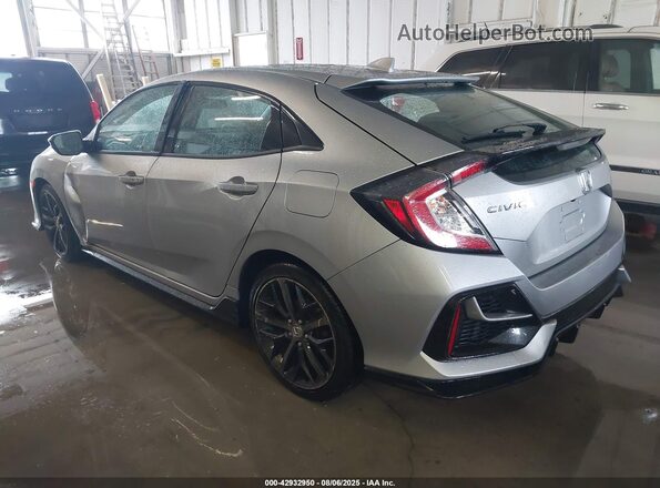 SHHFK7H40MU417063 2021 HONDA CIVIC Silver უკანა მარცხენა