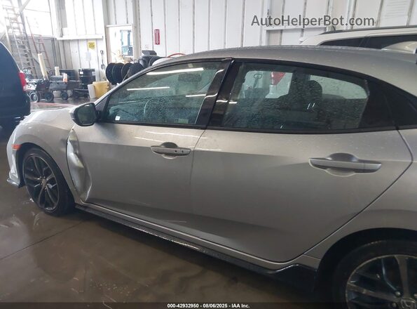 SHHFK7H40MU417063 2021 HONDA CIVIC Silver უკანა სალონის ხედი