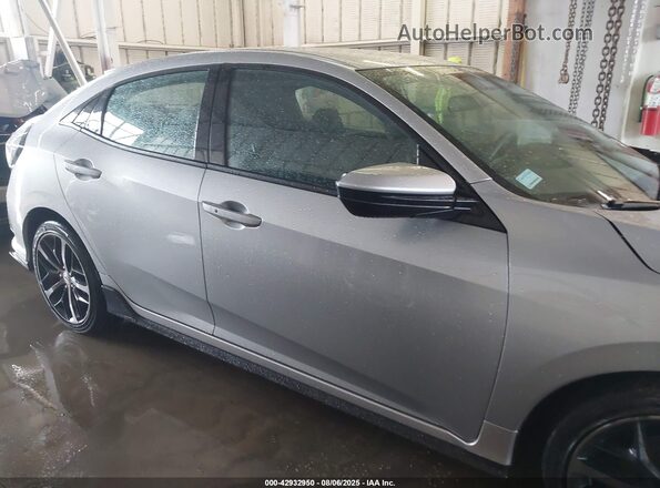 SHHFK7H40MU417063 2021 HONDA CIVIC Silver ხელსაწყოთა პანელის ხედი