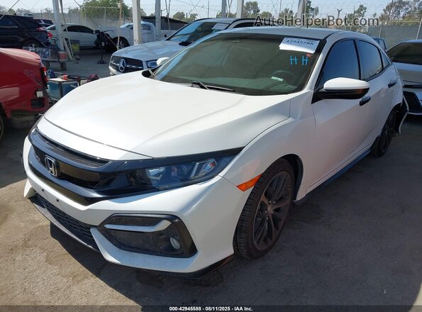 SHHFK7H47MU417965 2021 HONDA CIVIC White Przód lewy