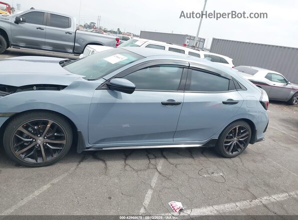 SHHFK7H49MU423931 2021 HONDA CIVIC Blue Widok wnętrza 360 stopni