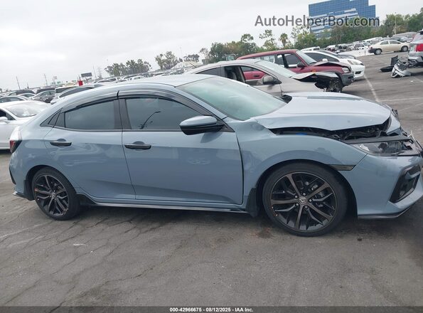 SHHFK7H49MU423931 2021 HONDA CIVIC Blue Widok wnętrza z tyłu