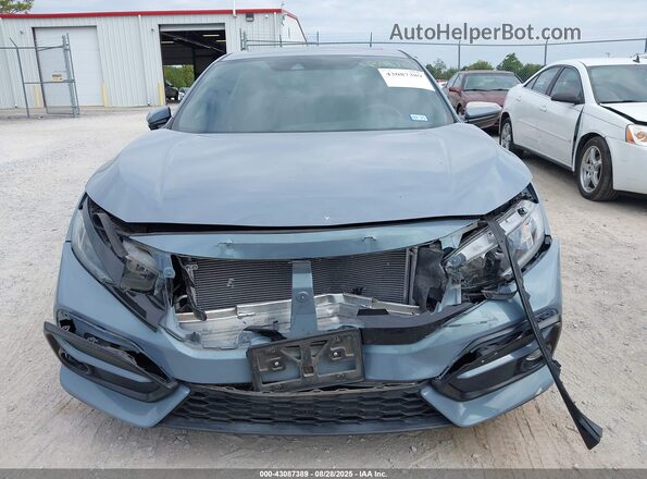 SHHFK7H80LU216524 2020 HONDA CIVIC Синий Вид спереди