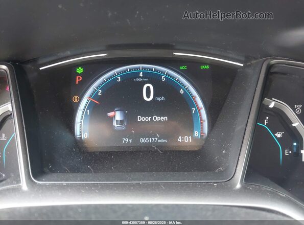 SHHFK7H80LU216524 2020 HONDA CIVIC Синий Вид задних сидений