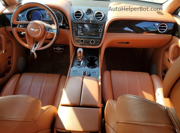 SJAAM2ZV3KC027618 2019 BENTLEY BENTAYGA Black წინა პანელის ხედი