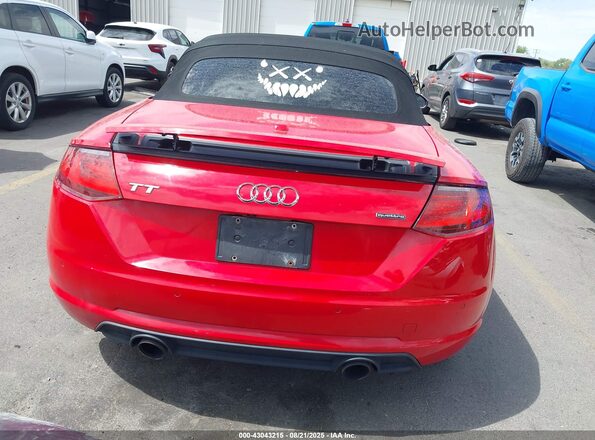 TRUT5CFV2G1012423 2016 AUDI TT Red 