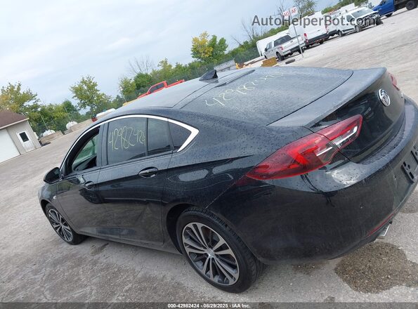 W04GP6SX1K1009689 2019 BUICK REGAL Black სალონის 360-გრადუსიანი ხედი