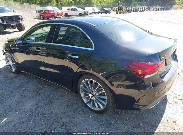 W1K3G4EB2NJ351901 2022 MERCEDES-BENZ A Black უკანა მარცხენა
