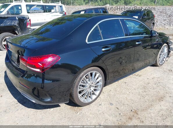 W1K3G4EB2NJ351901 2022 MERCEDES-BENZ A Black უკანა მარჯვენა