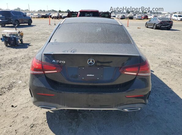 W1K3G4EB5NJ331903 2022 MERCEDES-BENZ A Black Rear view