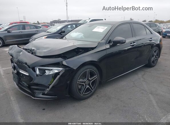 W1K3G4EB6MJ309231 2021 MERCEDES-BENZ A 220 Black Передня ліва чверть