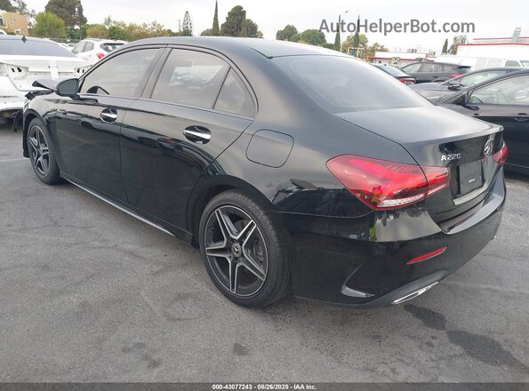 W1K3G4EB6MJ309231 2021 MERCEDES-BENZ A 220 Black Задня ліва чверть