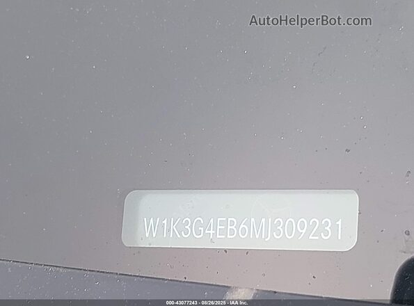 W1K3G4EB6MJ309231 2021 MERCEDES-BENZ A 220 Black Вид підкапотного простору