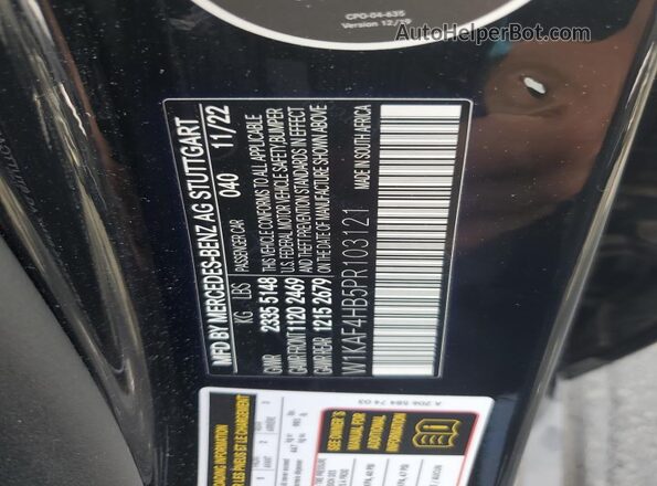 W1KAF4HB5PR103121 2023 MERCEDES-BENZ C Black 