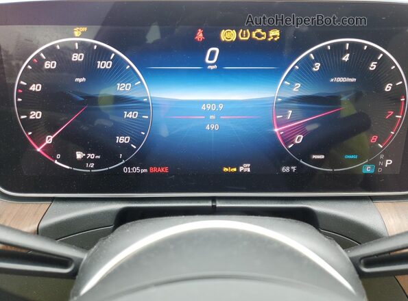 W1KAF4HB8SR241387 2025 MERCEDES-BENZ C Blue Widok zestawu wskaźników