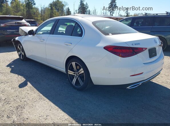 W1KAF4HB8SR277855 2025 MERCEDES-BENZ C-CLASS White Rear left