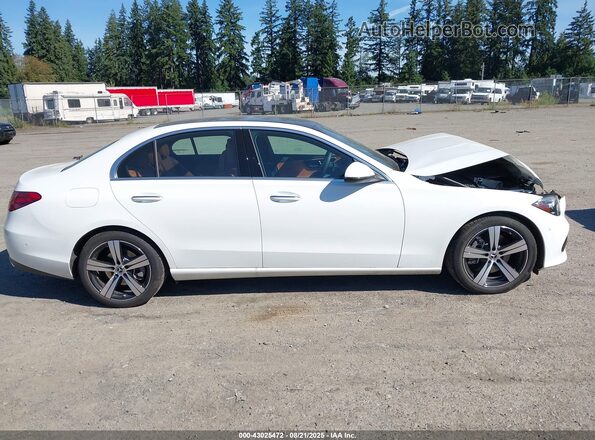 W1KAF4HB8SR277855 2025 MERCEDES-BENZ C-CLASS White Rear interior view