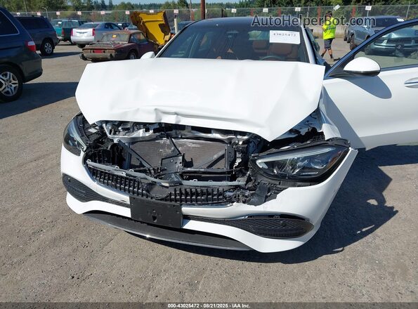 W1KAF4HB8SR277855 2025 MERCEDES-BENZ C-CLASS White Front view