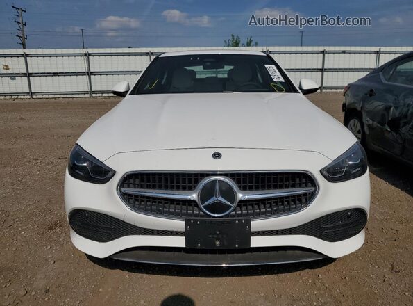 W1KAF4HB9SR267349 2025 MERCEDES-BENZ C White წინა ხედი