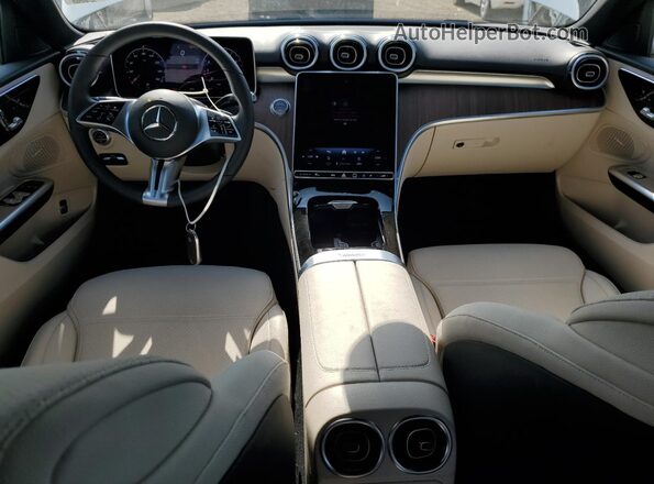 W1KAF4HB9SR267349 2025 MERCEDES-BENZ C White წინა პანელის ხედი