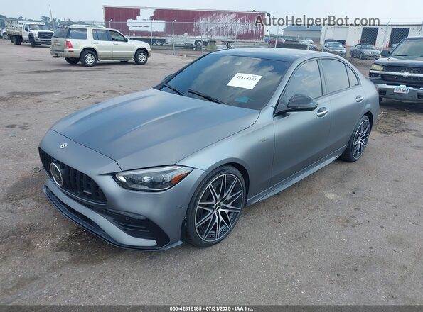 W1KAF8HB3PR117817 2023 MERCEDES-BENZ AMG C 43 Серый Передняя левая четверть