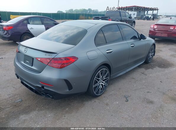 W1KAF8HB3PR117817 2023 MERCEDES-BENZ AMG C 43 Серый Задняя правая четверть