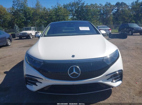 W1KCG2DB9NA012865 2022 MERCEDES-BENZ EQS 450+ White Вид задньої частини салону