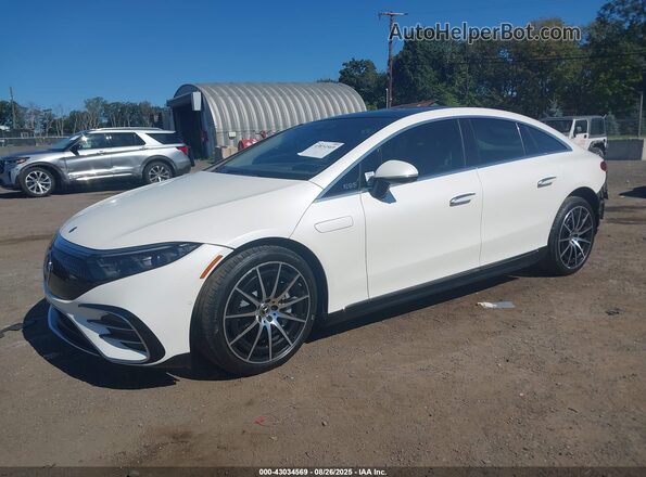 W1KCG2DB9NA012865 2022 MERCEDES-BENZ EQS 450+ White Передня ліва чверть